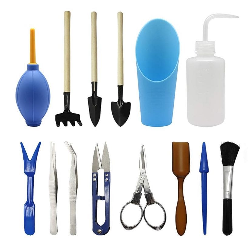 Kit de herramientas de trasplante para bonsái