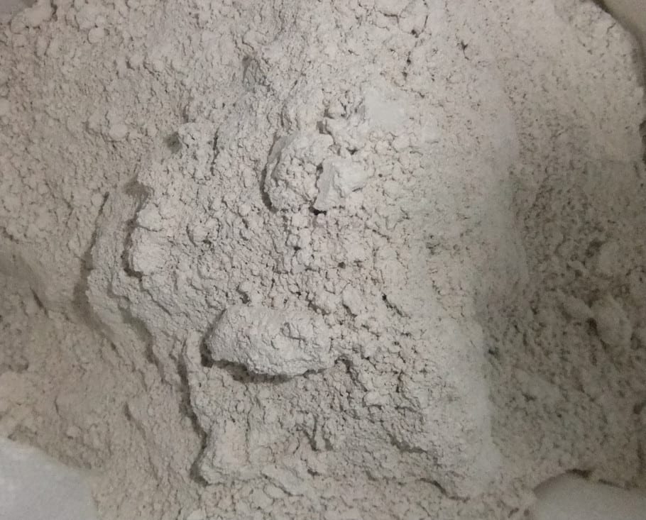 Tierra de diatomeas en polvo