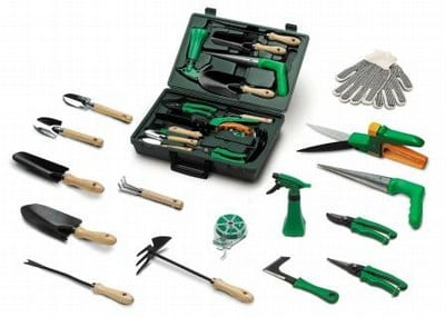 Conjunto de herramientas de jardinería