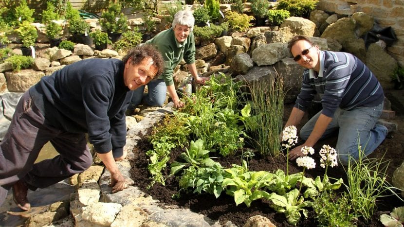 Monty Don en un jardín