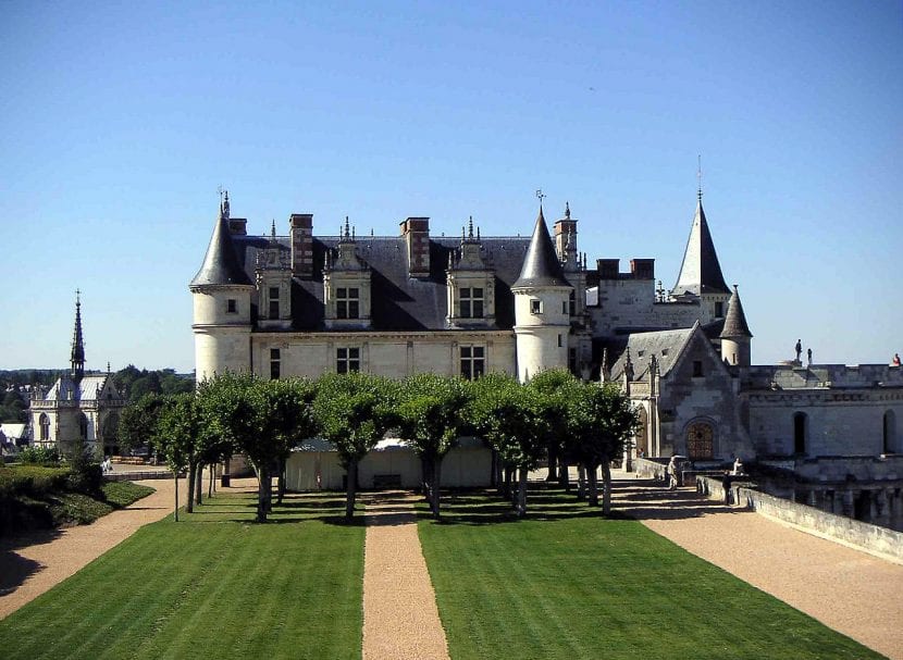 Jardines del castillo de Amboise, en el valle del Loira