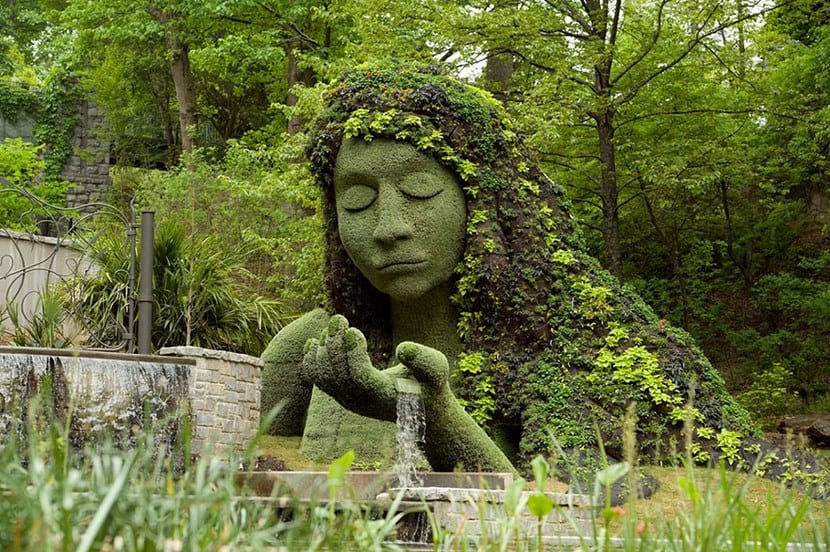 Esculturas vegetales gigantes del Jardín Botánico de Atlanta